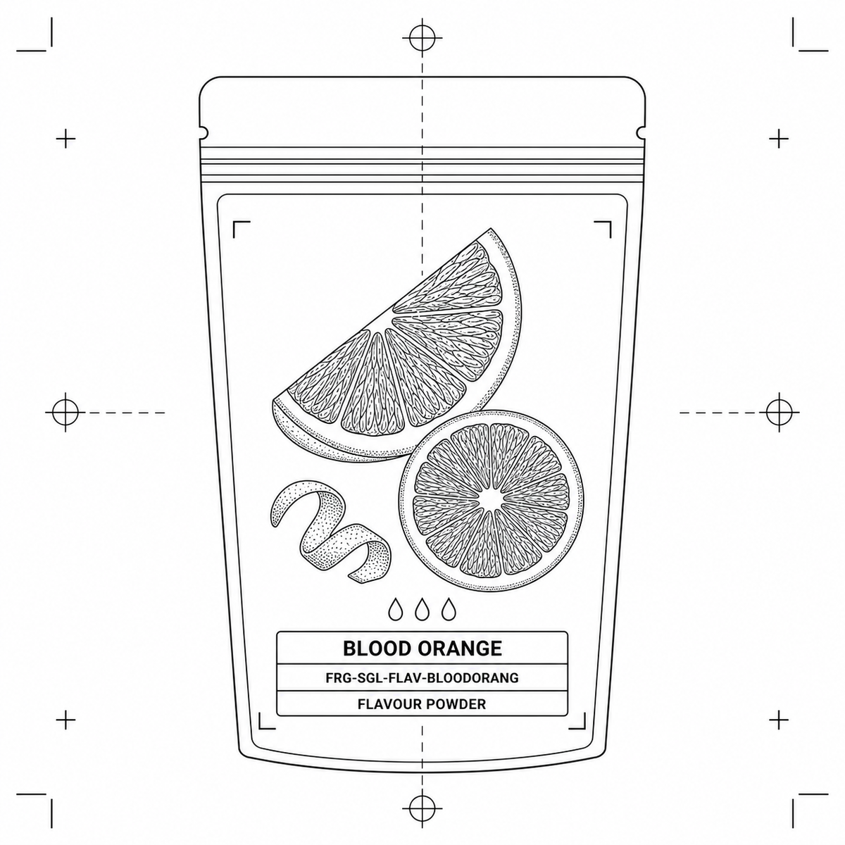 Blood Orange — 50 g flavour pouch