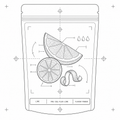 Lime — 50 g flavour pouch