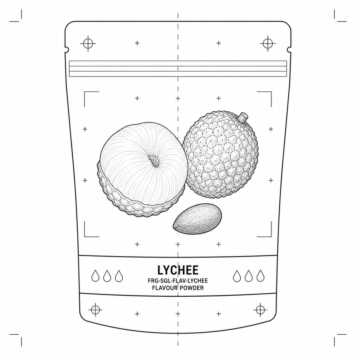Lychee — 50 g flavour pouch
