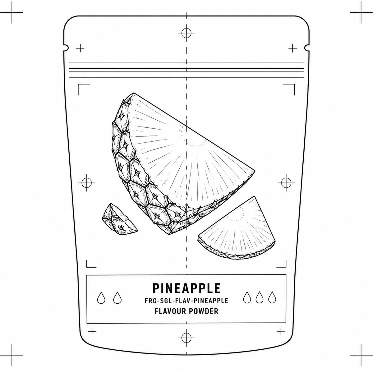 Pineapple — 50 g flavour pouch