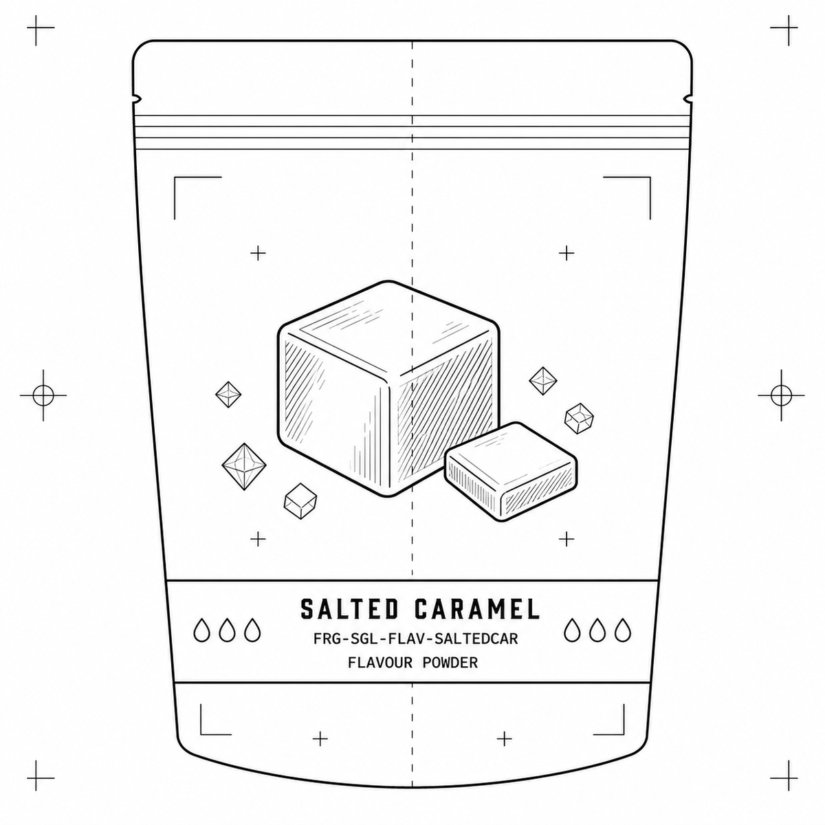 Salted Caramel — 50 g flavour pouch