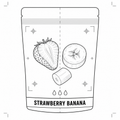 Strawberry Banana — 50 g flavour pouch