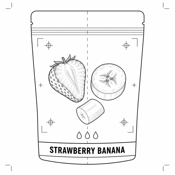 Strawberry Banana — 50 g flavour pouch