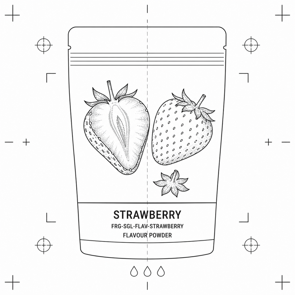 Strawberry — 50 g flavour pouch