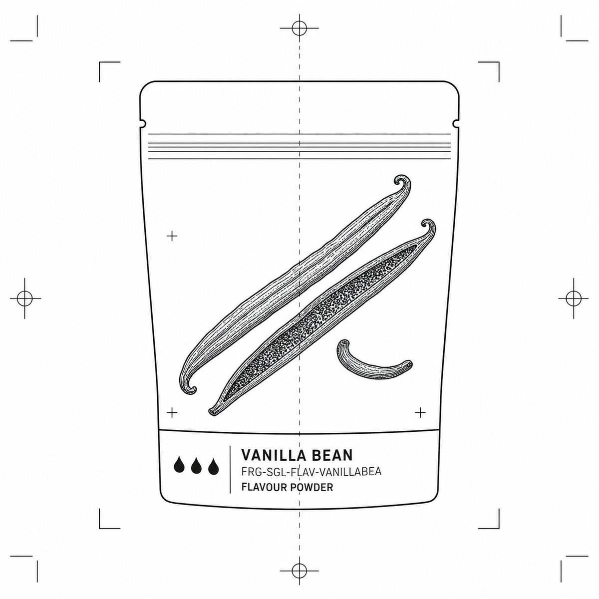 Vanilla Bean — 50 g flavour pouch