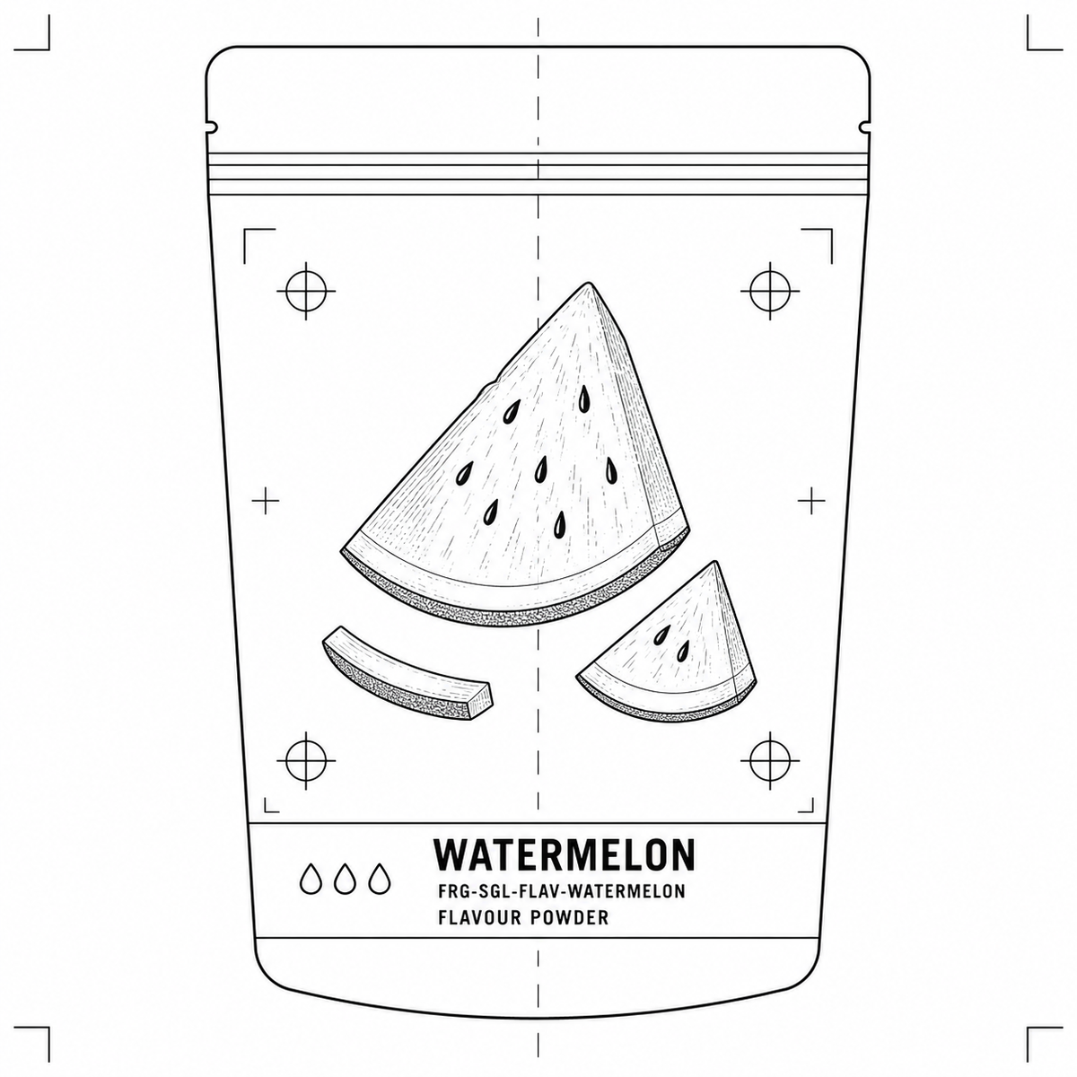 Watermelon — 50 g flavour pouch