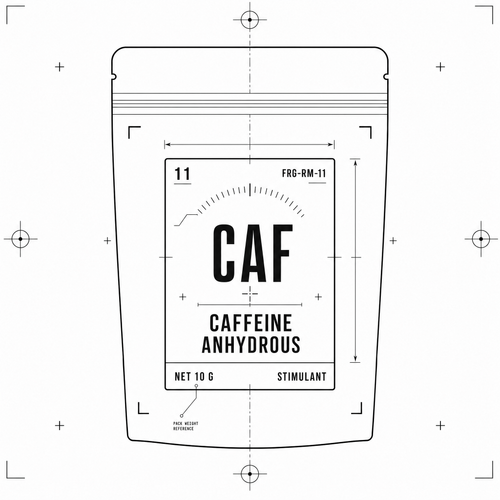 Caffeine Anhydrous — 10 g pouch