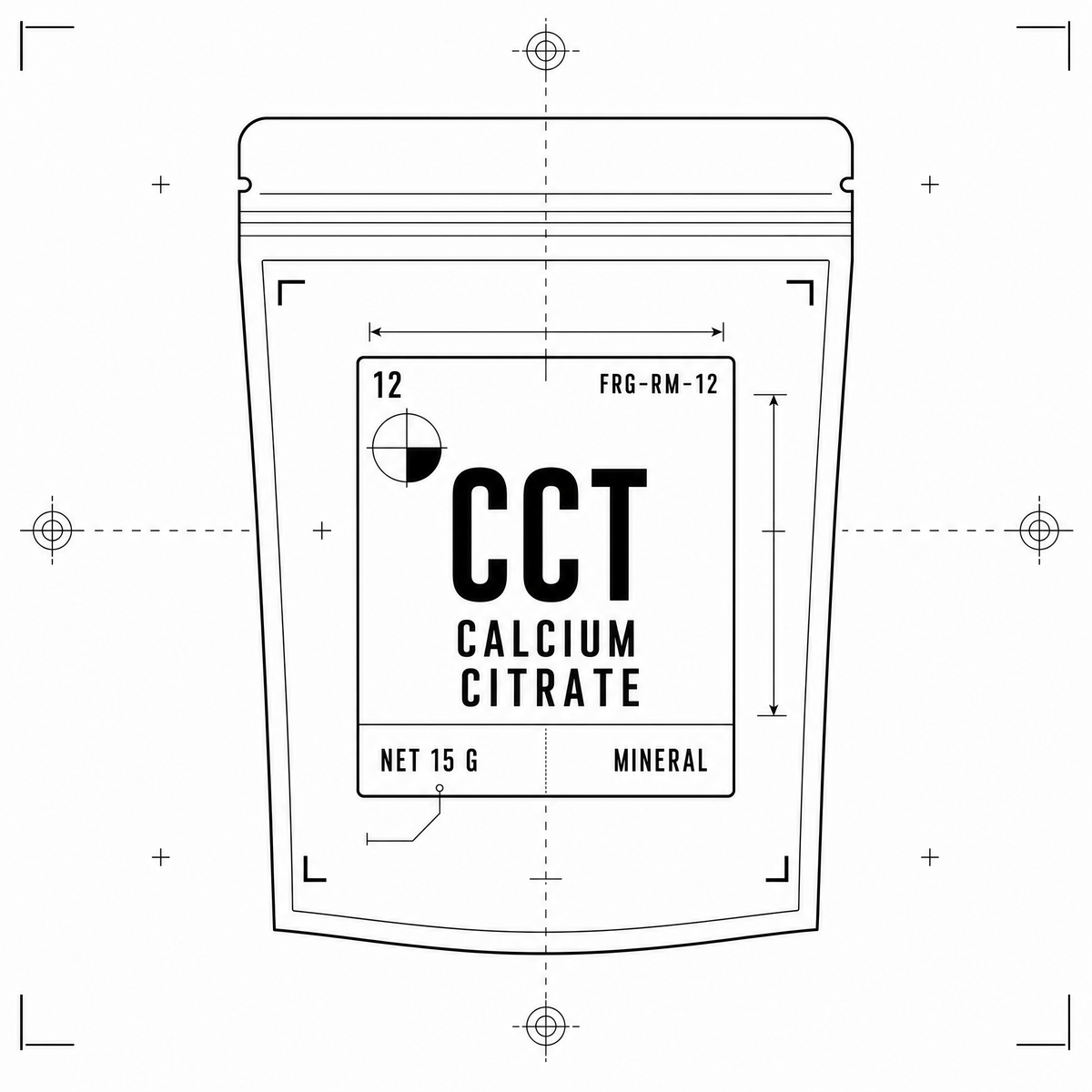 Calcium Citrate — 15 g pouch