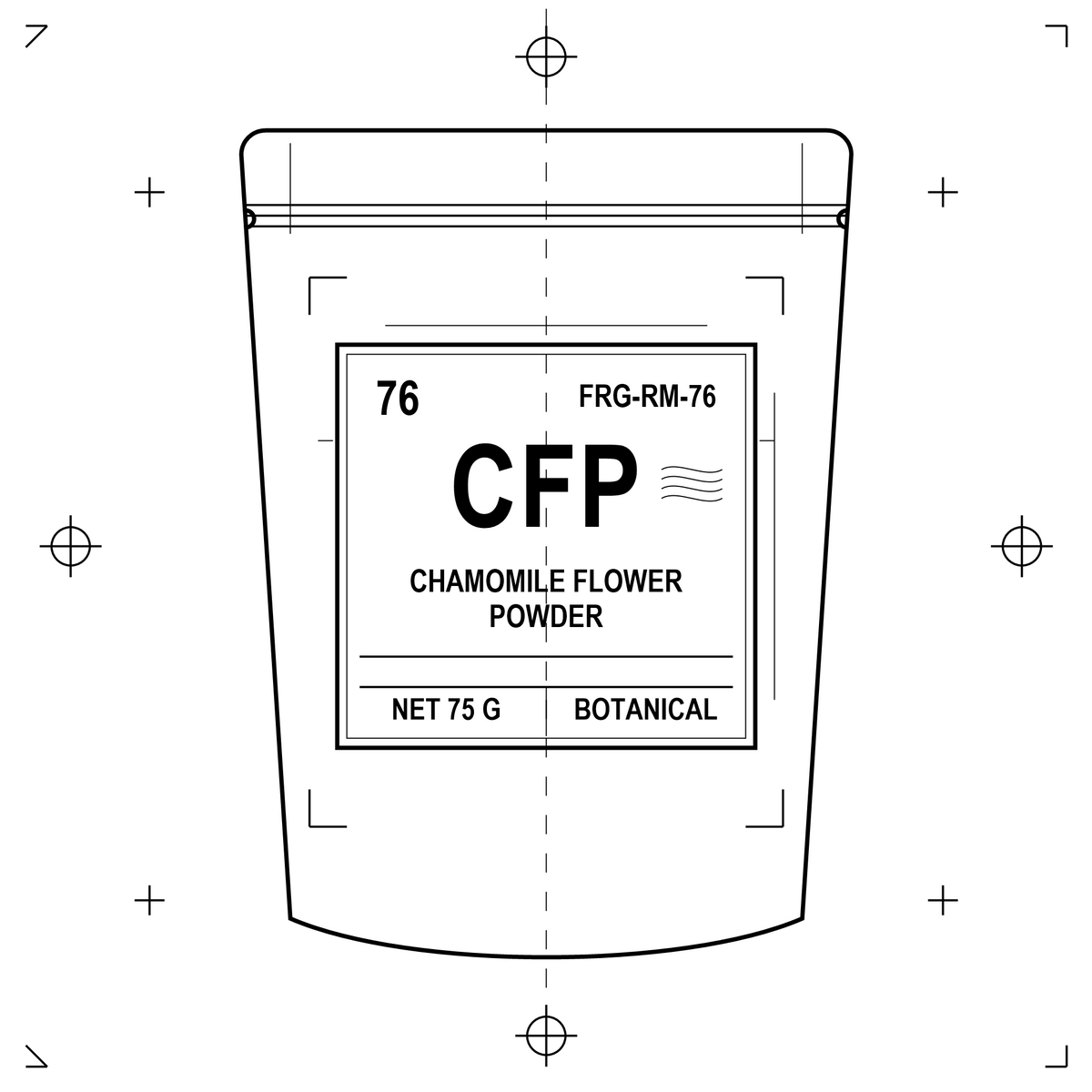 Chamomile Flower Powder — 75 g pouch