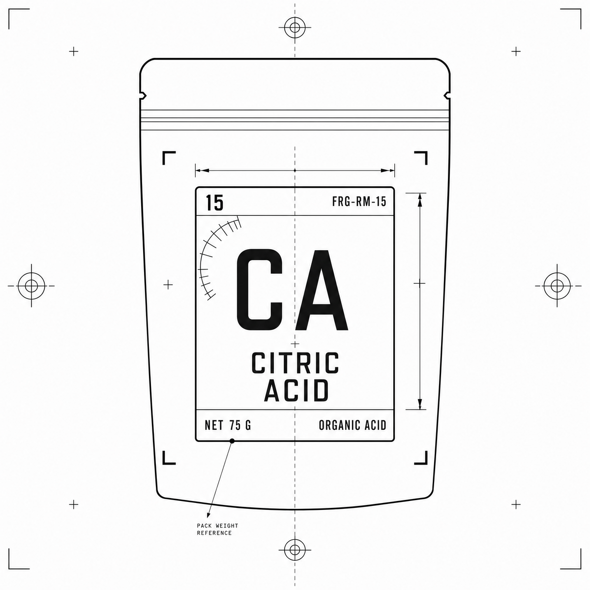 Citric Acid — 75 g pouch