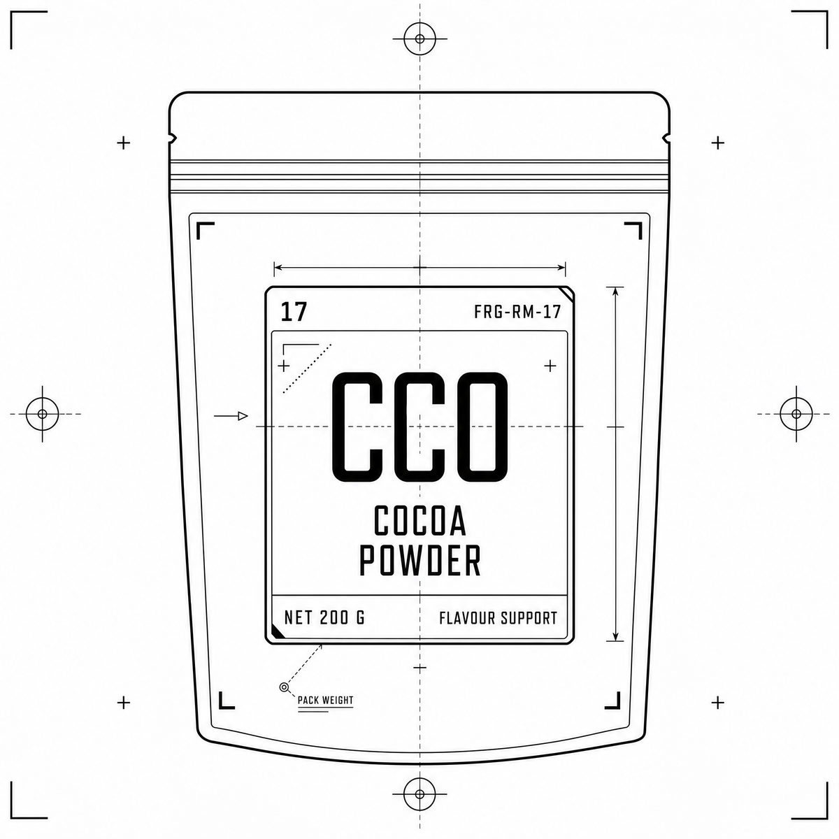 Cocoa Powder — 200 g pouch