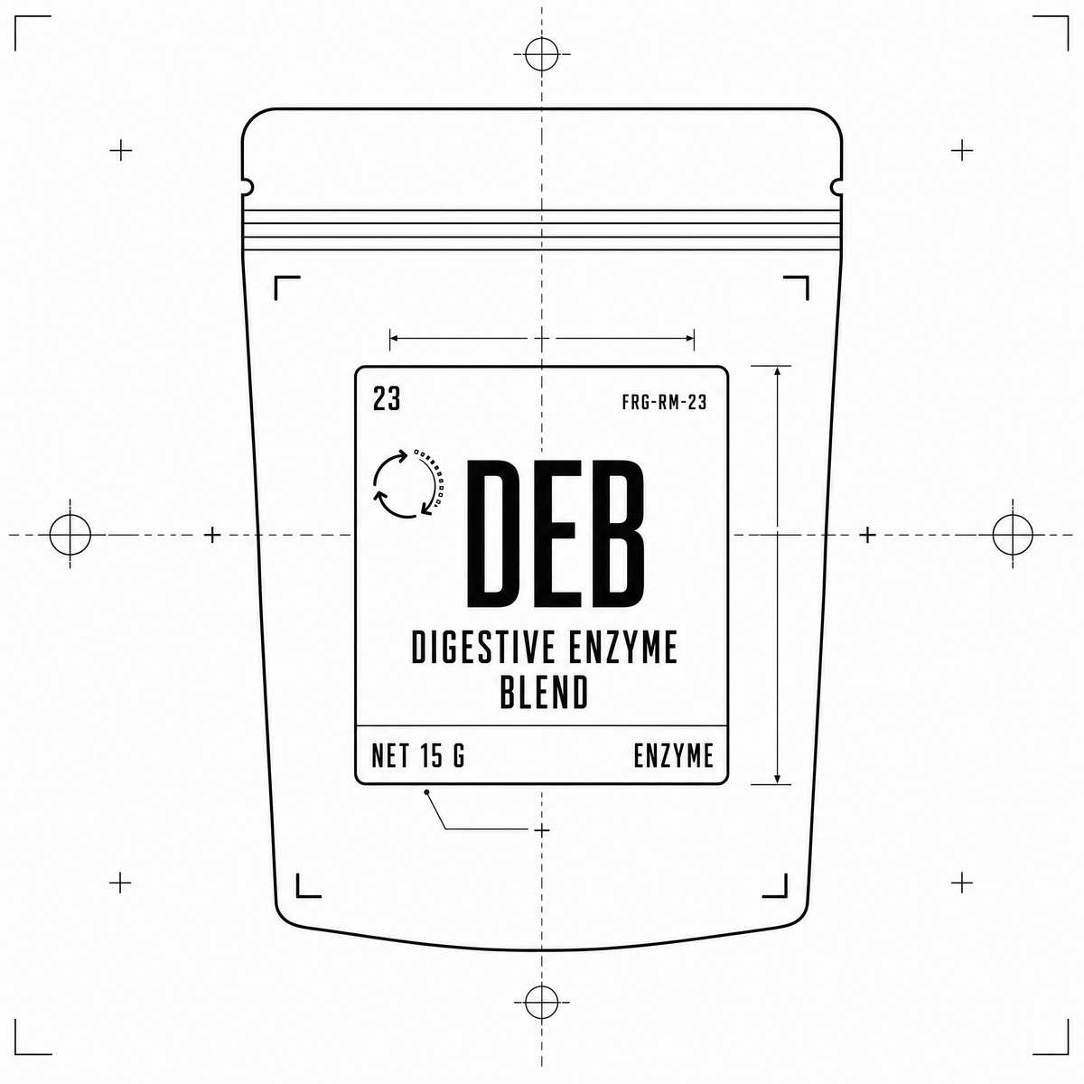 Digestive Enzyme Blend — 15 g pouch