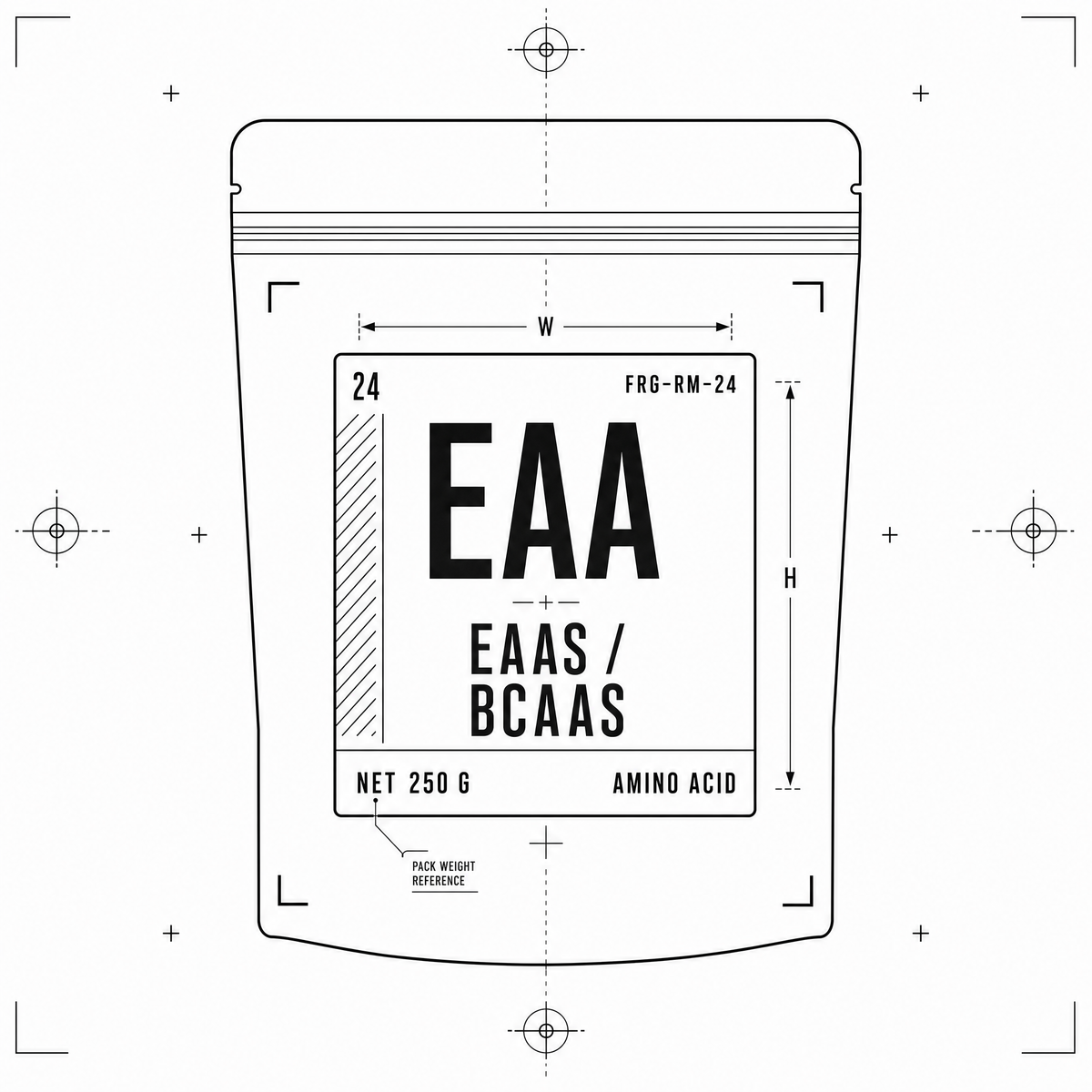 EAAs/BCAAs — 250 g pouch