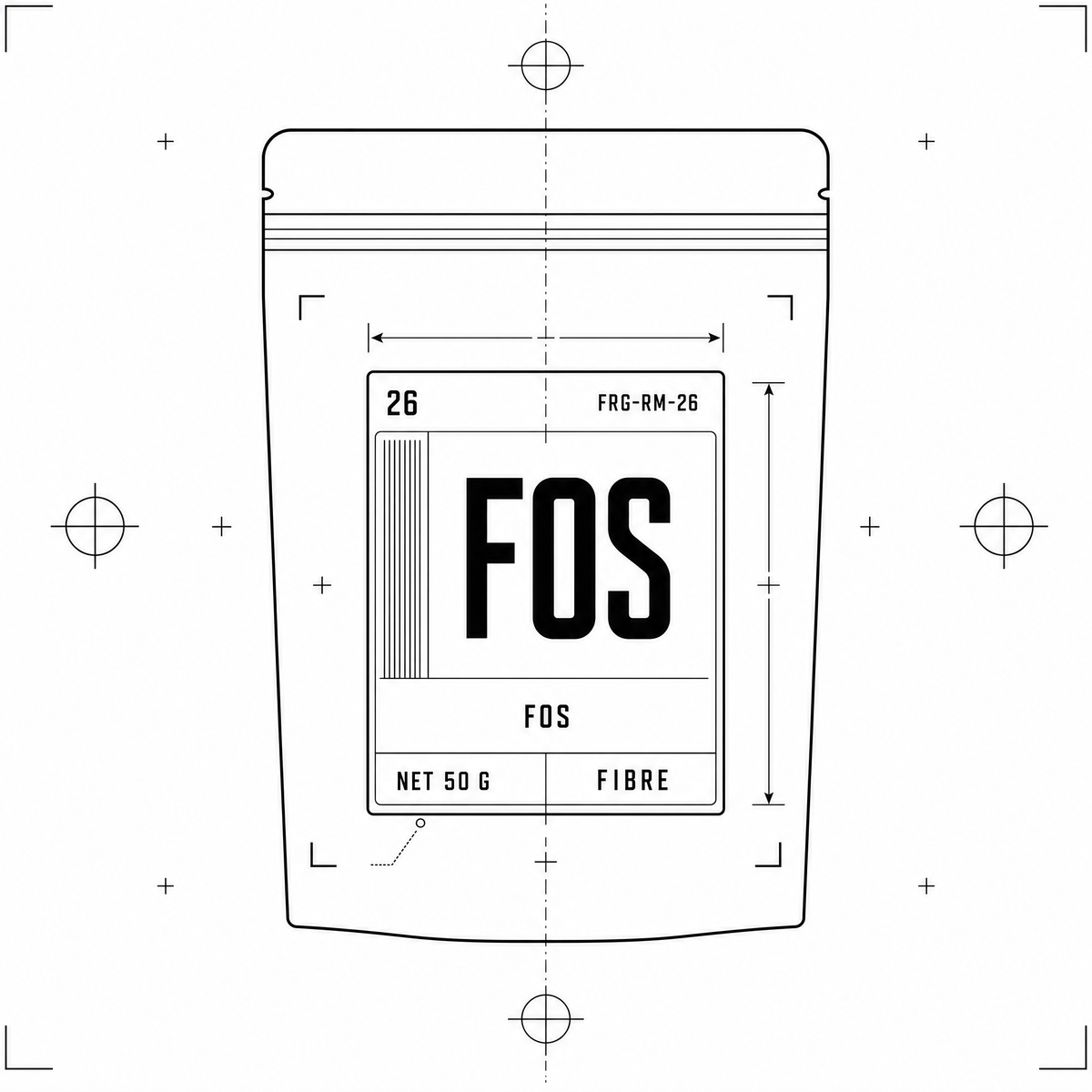 FOS — 50 g pouch