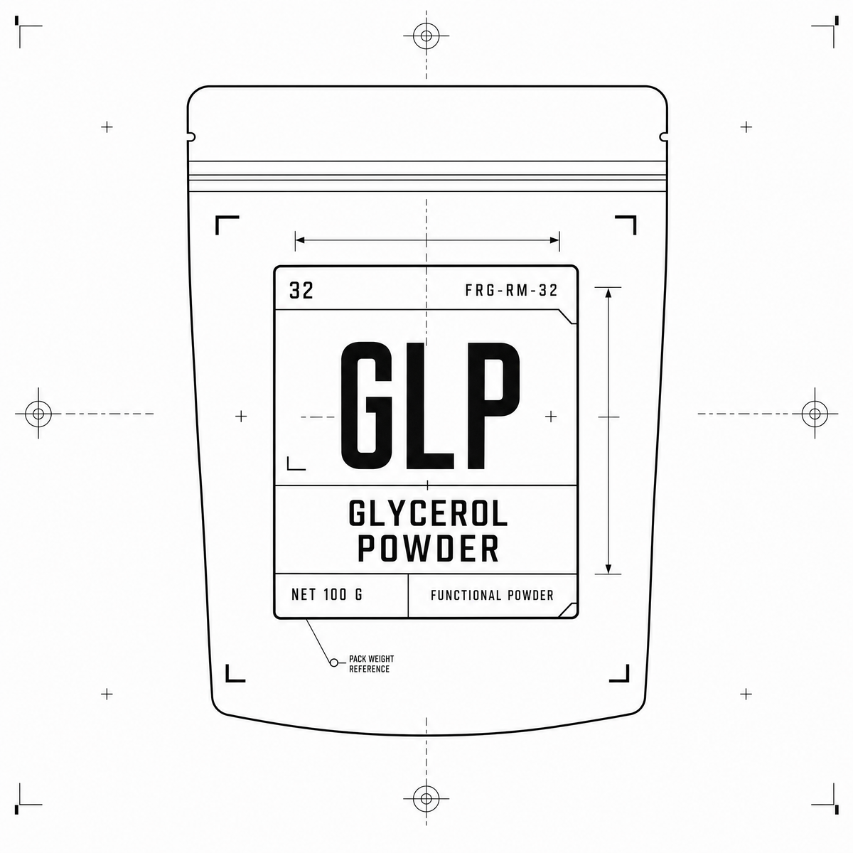 Glycerol Powder — 100 g pouch