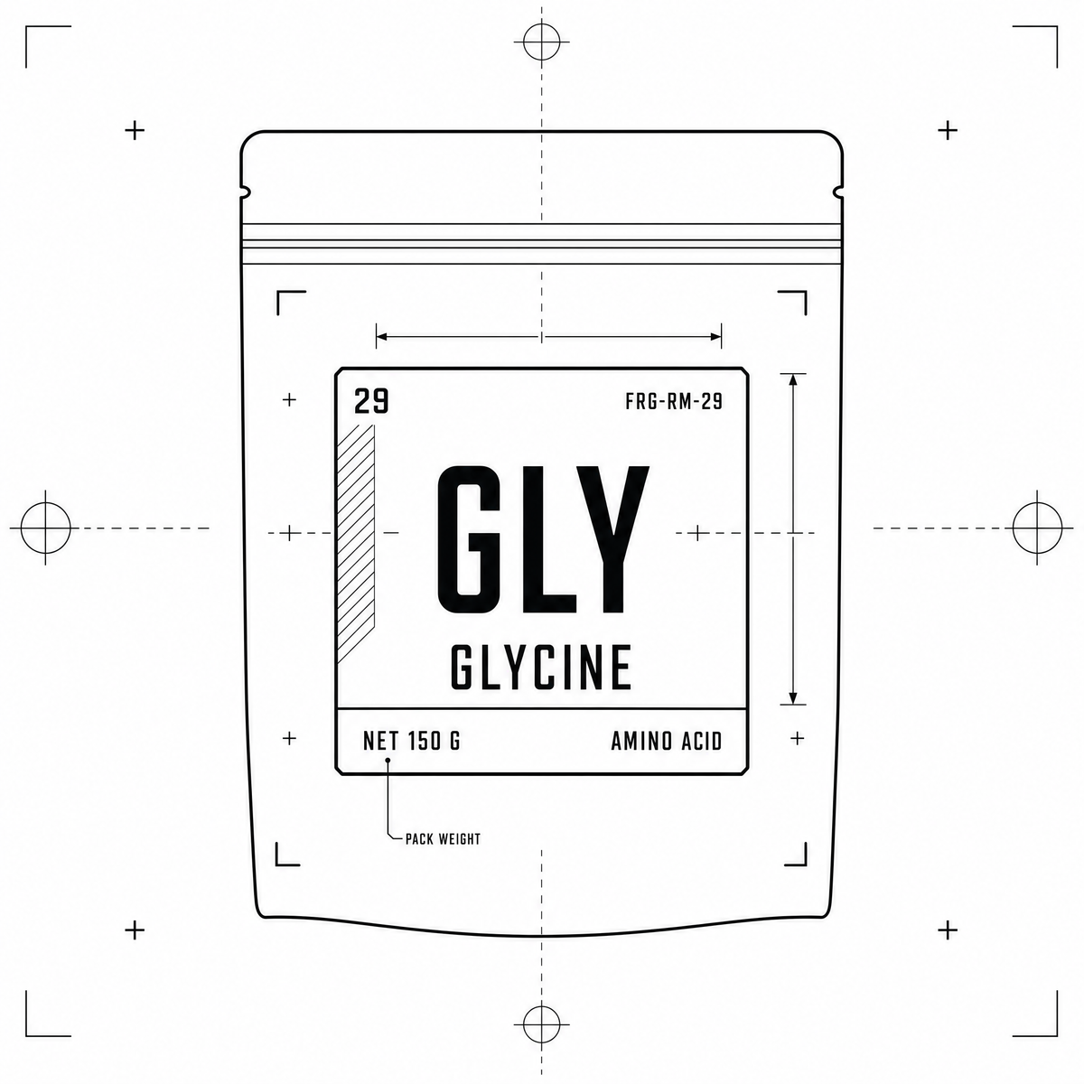 Glycine — 150 g pouch