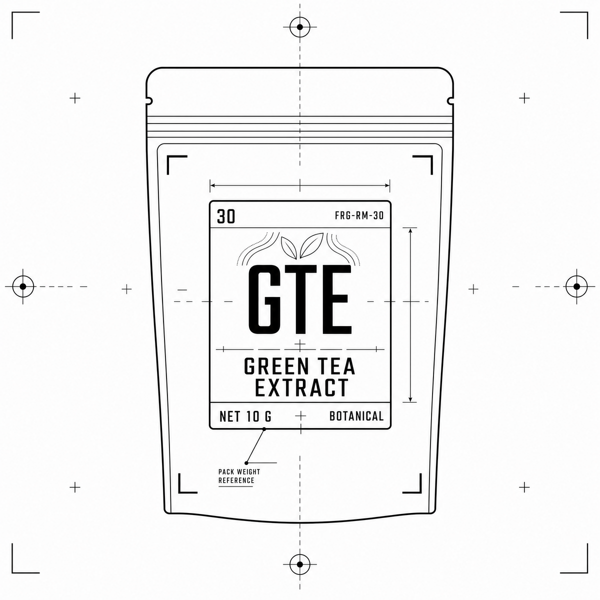 Green Tea Extract — 10 g pouch