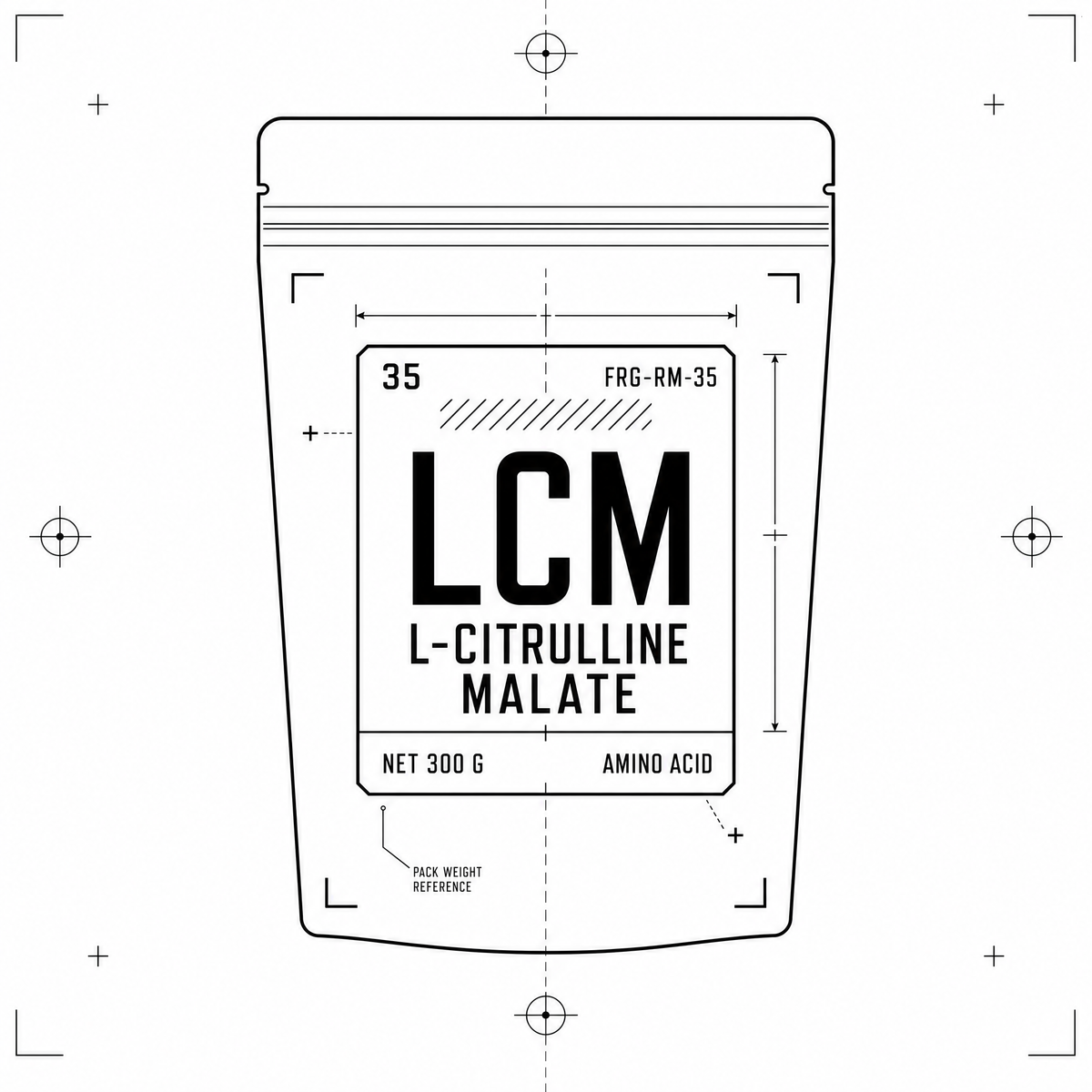 L-Citrulline Malate — 300 g pouch