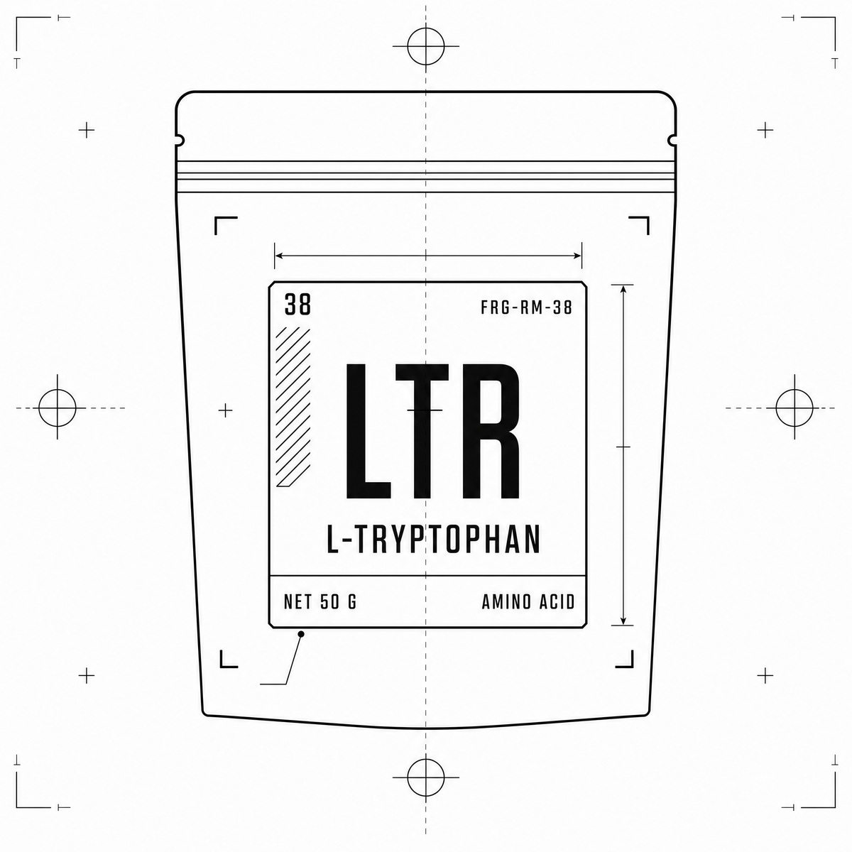 L-Tryptophan — 50 g pouch