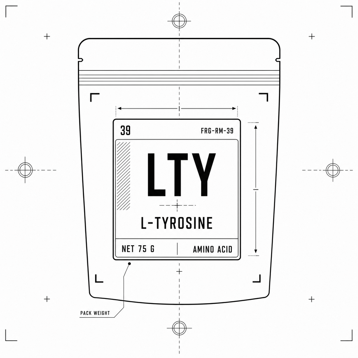 L-Tyrosine — 75 g pouch