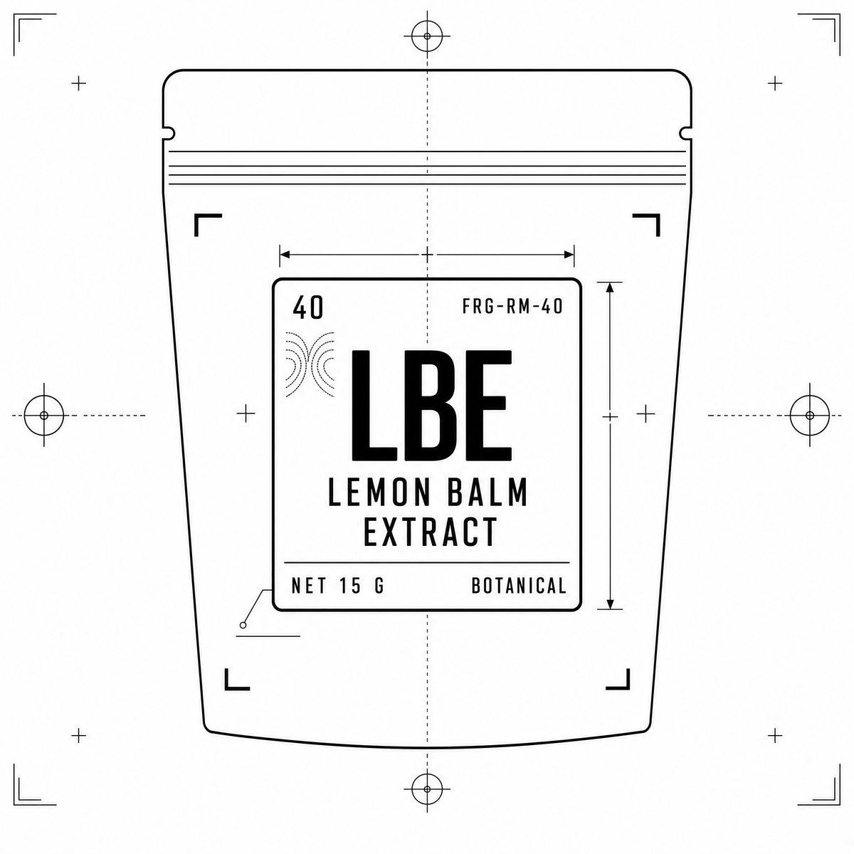 Lemon Balm Extract — 15 g pouch