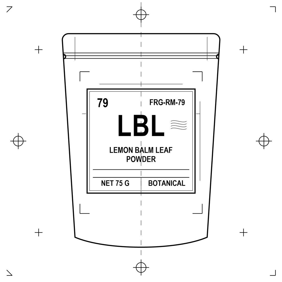 Lemon Balm Leaf Powder — 75 g pouch