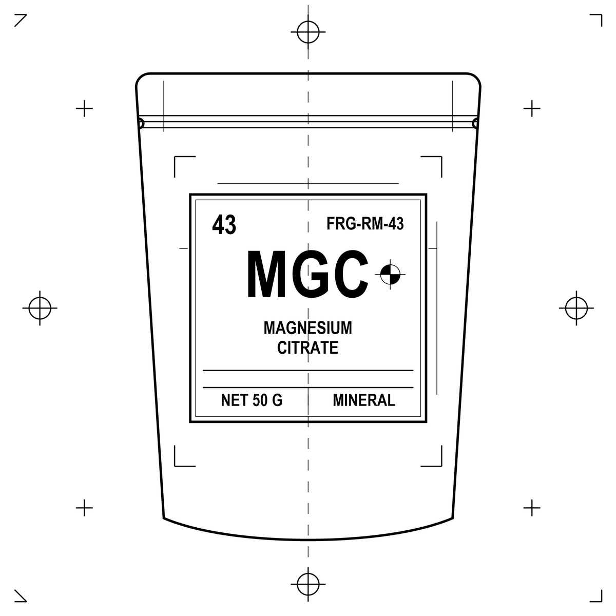 Magnesium Citrate — 50 g pouch