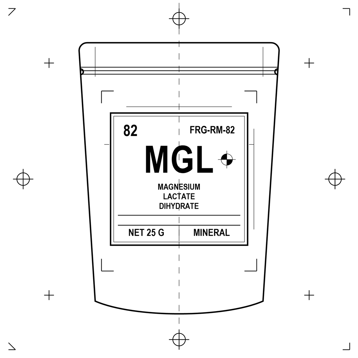 Magnesium Lactate Dihydrate — 25 g pouch