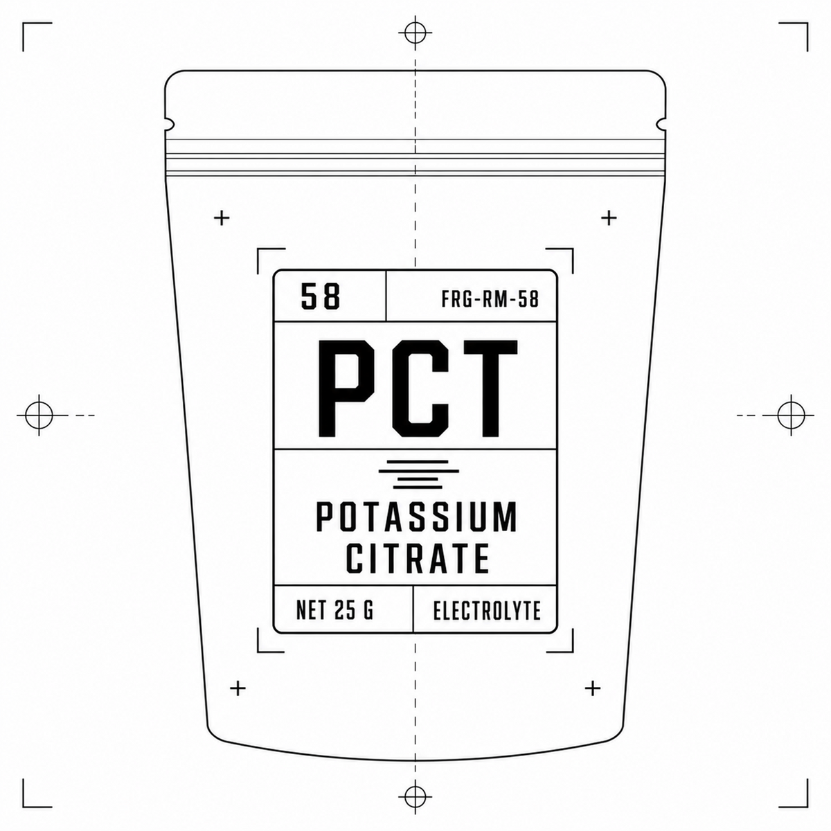 Potassium Citrate — 25 g pouch
