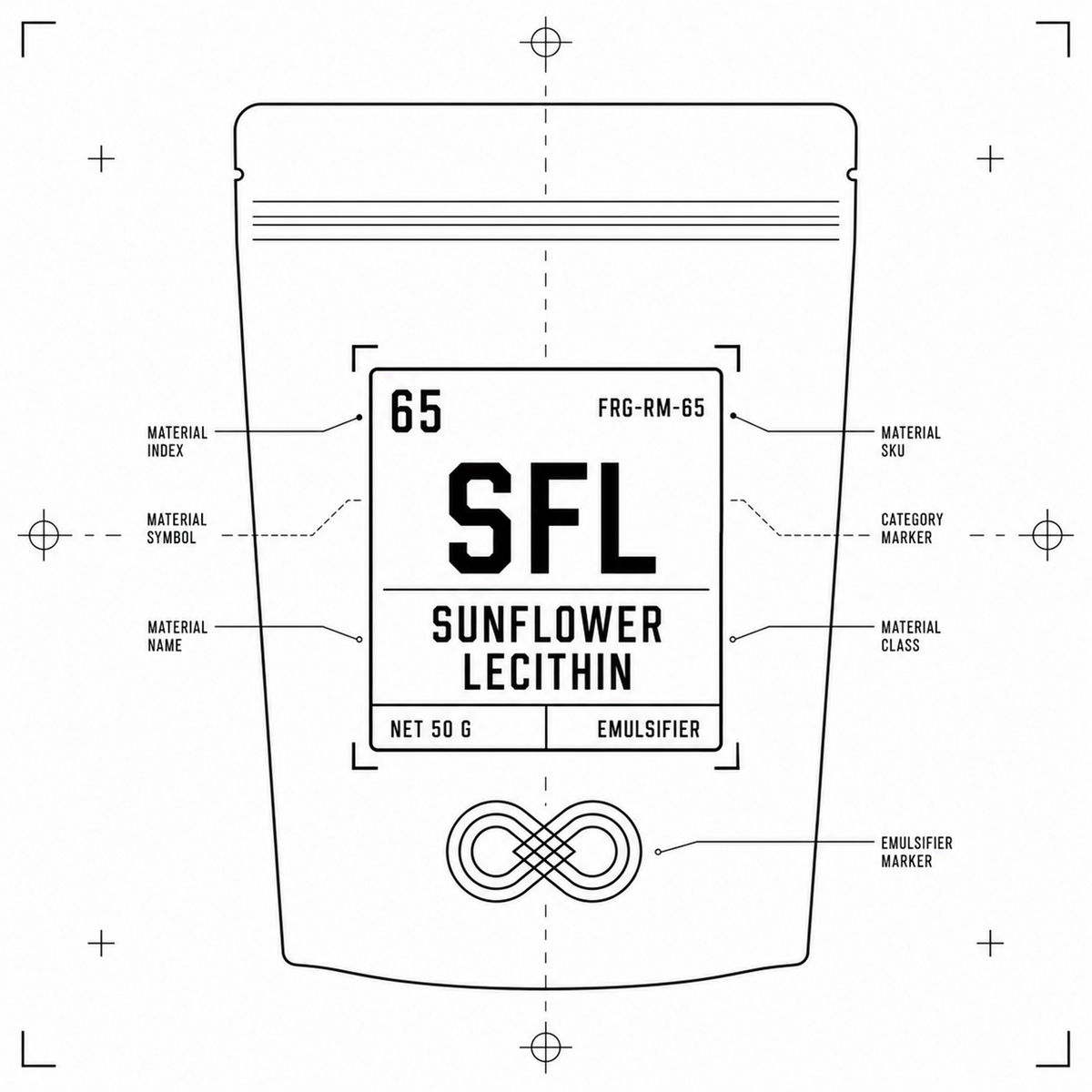 Sunflower Lecithin — 50 g pouch