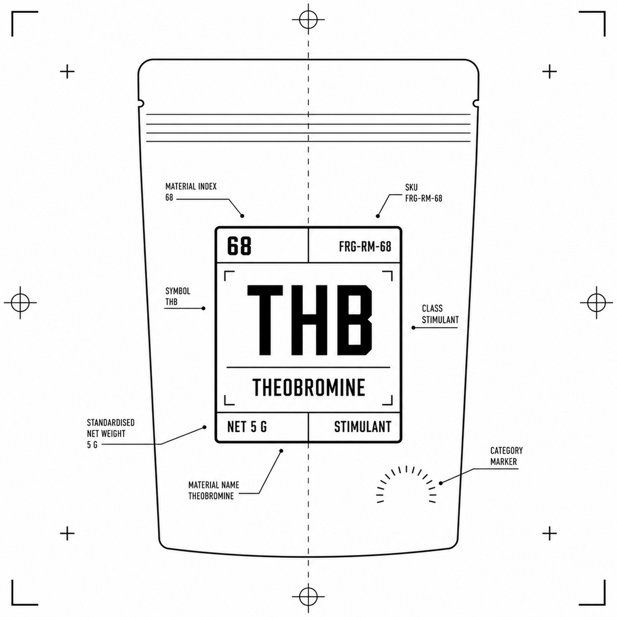 Theobromine — 5 g pouch