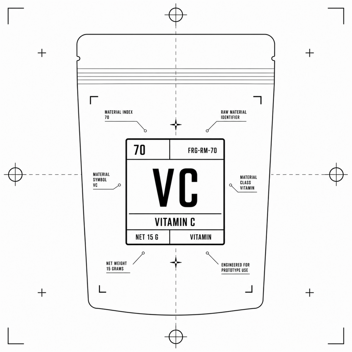Vitamin C — 15 g pouch