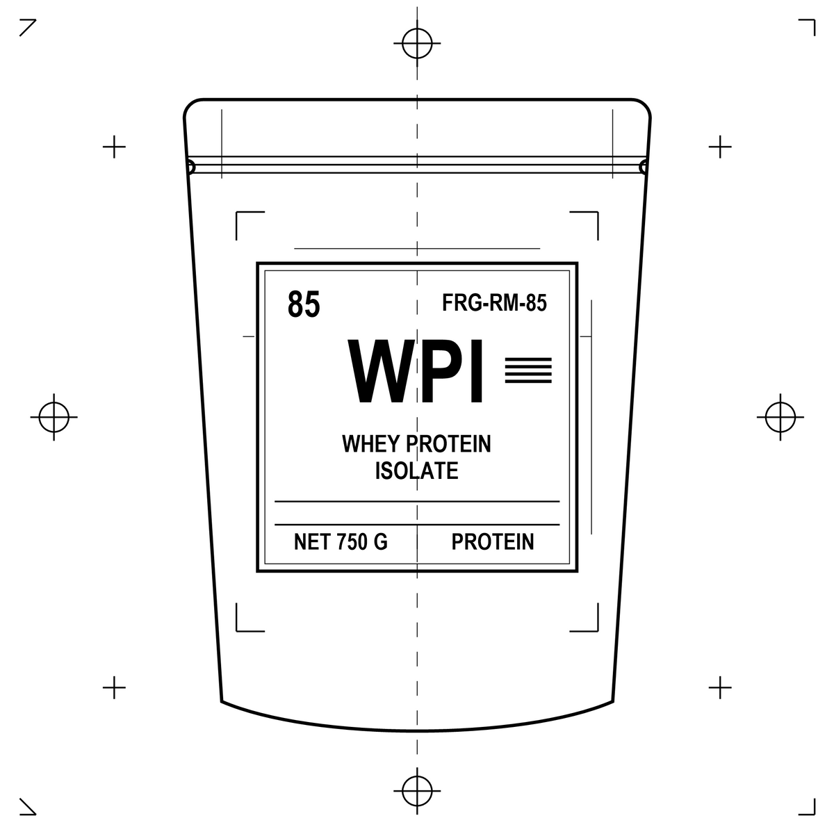 Whey Protein Isolate — 750 g pouch