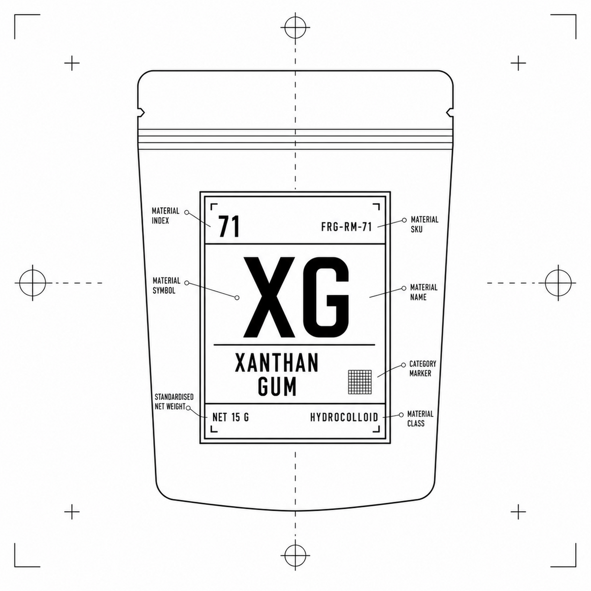 Xanthan Gum — 15 g pouch