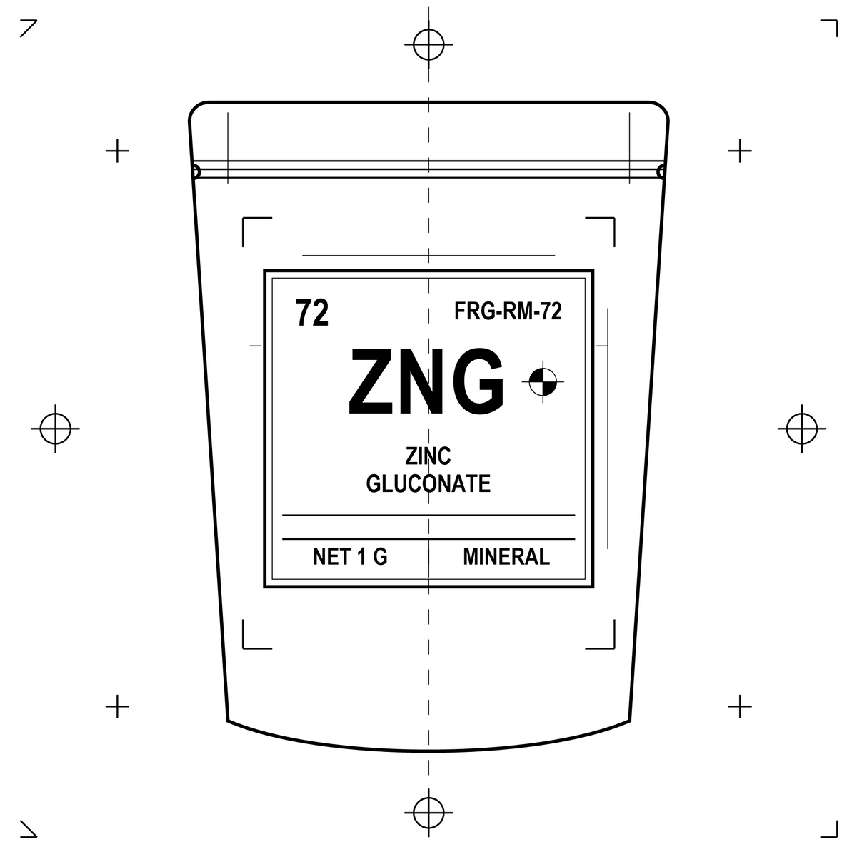 Zinc Gluconate — 1 g pouch